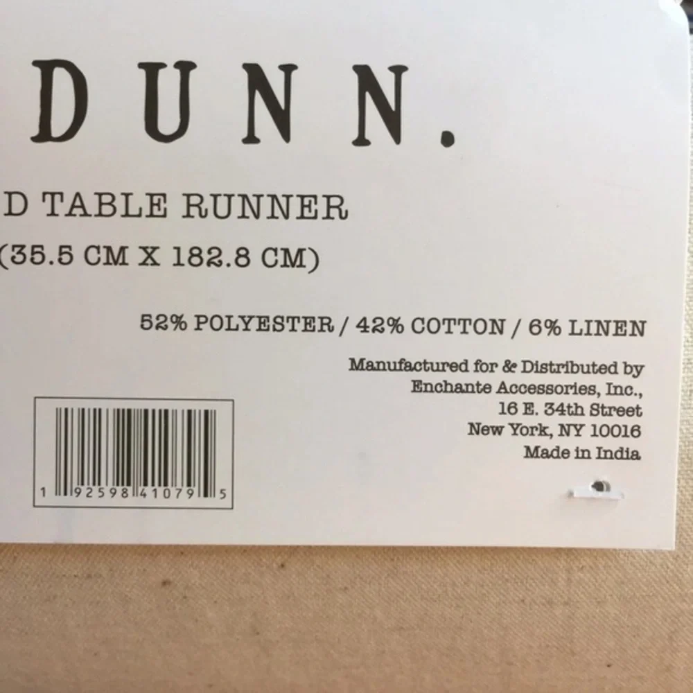 NWT Rae Dunn Table‎ Runner